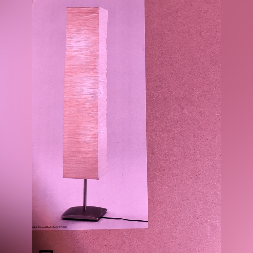 Orgel Vreten Vintage IKEA Rice Paper Lighting Floor Lamp Retired in box